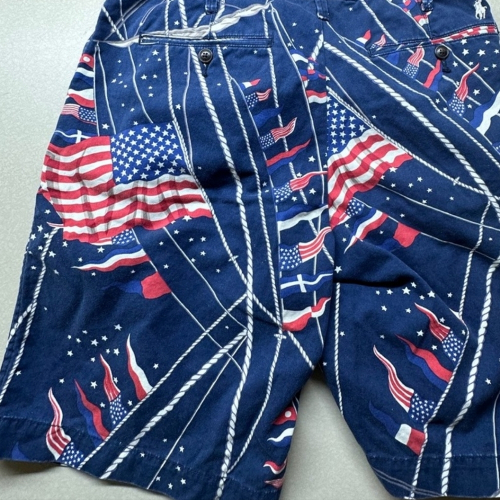 Polo Ralph Lauren  US Flag shorts.
